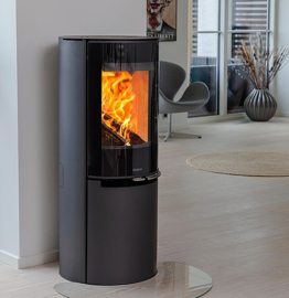 Aduro H4 Lux Hybridekachel, stoken op pelletkorrels en hout.RZA.50604