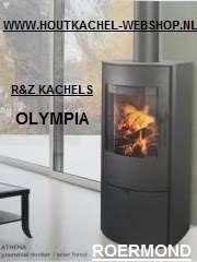 Olympia Athena houtkachel plaatstaal donker antraciet 2-5,5 KW