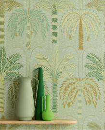 Eijffinger Solange Wallpower Palmtrees Celadon 340293