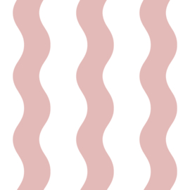 Studio Swaai - Blush Waves Behang | Roze SW-85-MW03