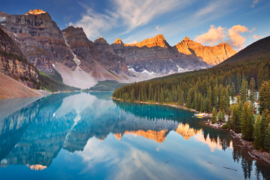 Papermoon Fotobehang Moraine Lake Rocky Mountains