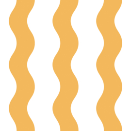 Studio Swaai - Ochre Waves Behang | Okergeel SW-85-MW02