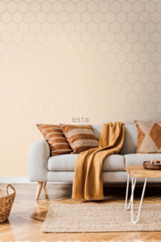 Esta Home Art Deco behang  Hexagon 139226