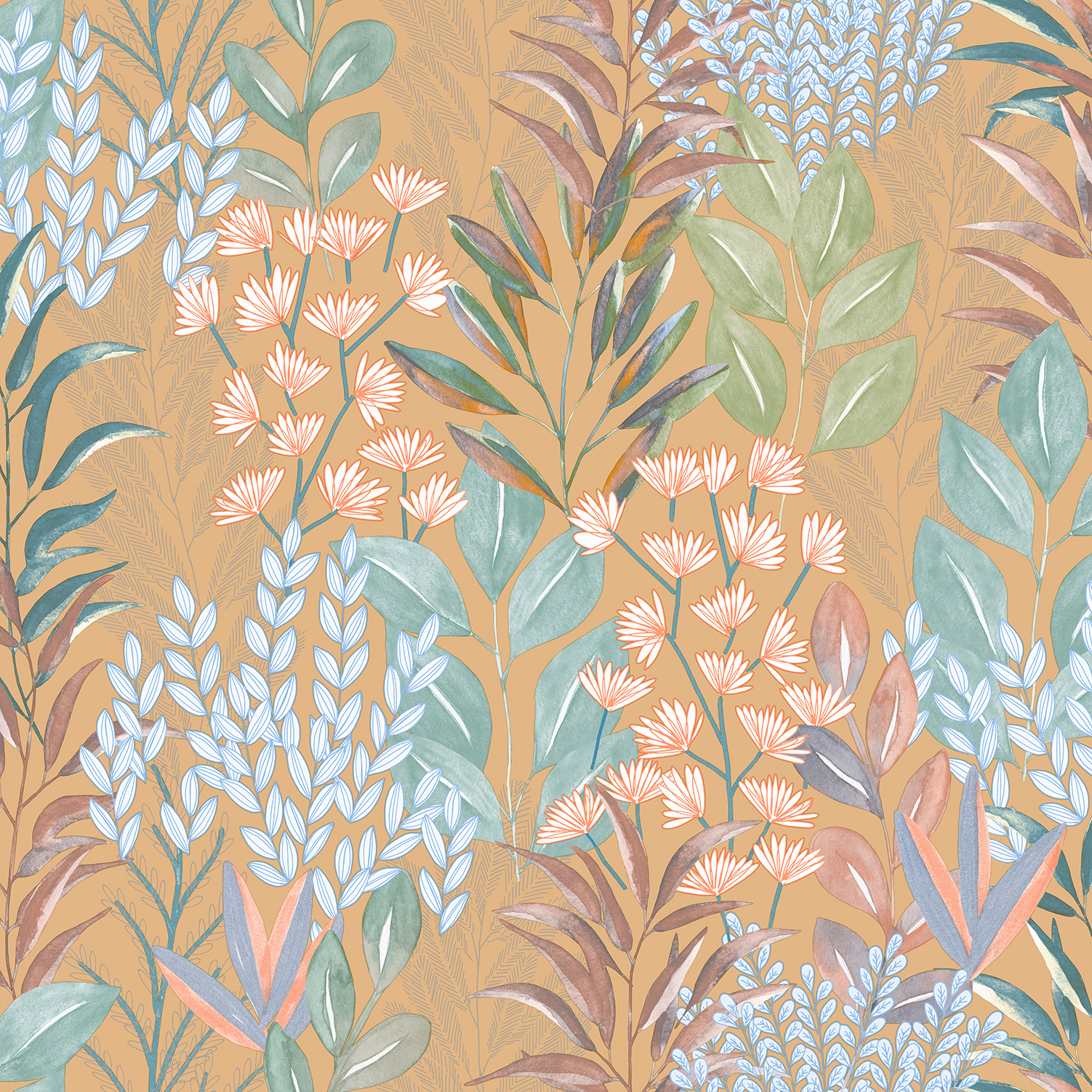 Dutch Wallcoverings Flora behang M86902