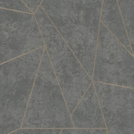 York Wallcoverings Modern Metals behang Nazca Almond Grey Gold NW3502