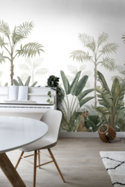 Esta Home Paradise PhotowallXL Jungle White & Green 158951