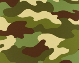 Camouflage behang