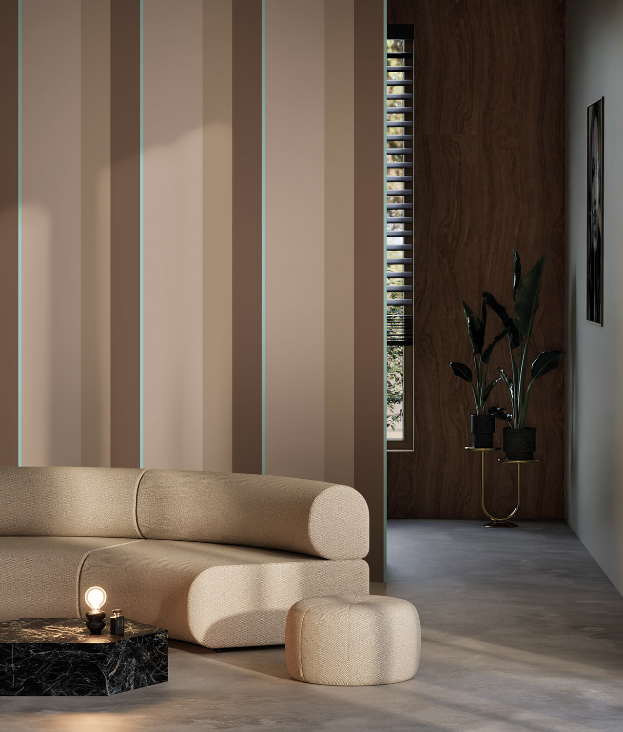KEK Amsterdam Frans Uyterlinde behang Bold Stripes FU-006