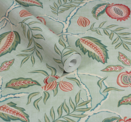 Dutch First Class Heritage Tales behang Fruits of Paradise Soft Green 100024EH