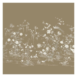 York Wallcoverings Ronald Redding 24 Karat Wall Mural Flowering Vine Chinoiserie KT2263M