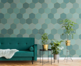 Esta Home Art Deco PhotowallXL Hexagon 158958