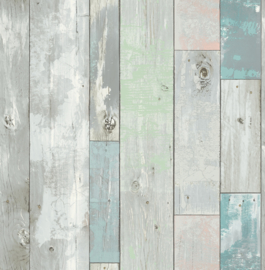 Dutch Restored Distressed Wood behang 20416