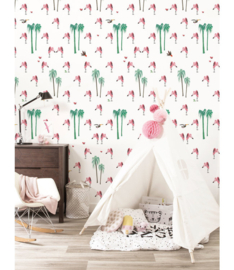 KEK Amsterdam Kids behang Fiep Westendorp Flamingo WP-122