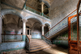 Papermoon Fotobehang Verlaten Beelitz Ziekenhuis