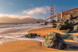 Papermoon Fotobehang Golden Gate Bridge Lissabon