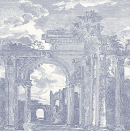Arte Décors & Panoramiques behang Rovine Denim Blue 42561A