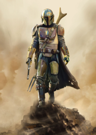 Disney Into Wonderland Fotobehang The Mandalorian Hunter DX4-086