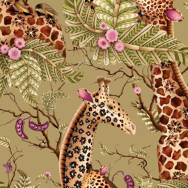 Cole & Son Ardmore Baobab behang Royal Giraffe Safari 129/3013