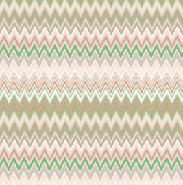 Hookedonwalls Missoni Home Zig Zag multicolore behang 10065