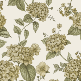 Dutch First Class Wanderlust behang Hortensia Ochre Green 92122