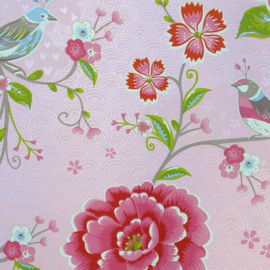 Eijffinger Pip Studio 5  behang Birds in Paradise Pink 300160