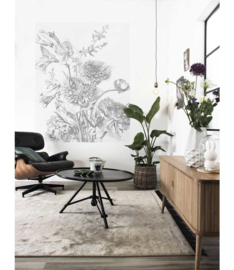 KEK Amsterdam Book I Wallpaper Panel Engraved Flowers PA-013