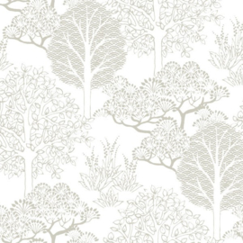 York Wallcoverings Black & White Resource Library behang Kimono Trees BW3851