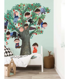 KEK Amsterdam Kids Wallpaper Mural Fiep Westendorp Apple Tree WS-030