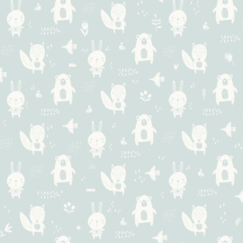 Dutch Wallcoverings My Kingdom behang Cute Animals L91304