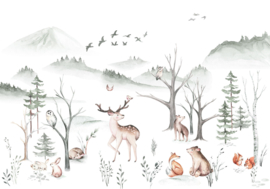 Komar Into Wonderland Fotobehang Cozy Woods  IAX8-0034
