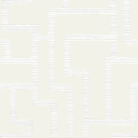 York Wallcoverings Black & White Resource Library behang Graphic Polyomino BW3832