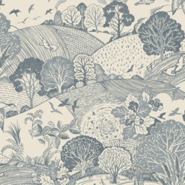 Arthouse Signature Collection 3 behang Country Landscape Navy 100358AH