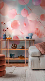 AS Creation Cosmo Living Wall Panel Fading Flora 79155-1