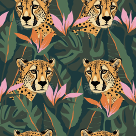 Arthouse Signature Collection 3 behang Jungle Leopard Dark Green 100371AH