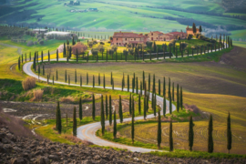 Papermoon Fotobehang Fields in Tuscany 97048