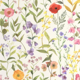 Casadeco Le Beau Jardin behang Fleurs Des Champs Multicolores BJAR 87652874