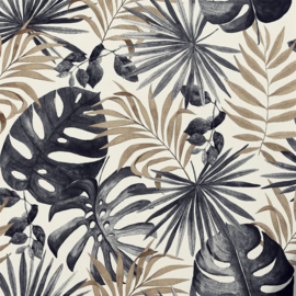 Arthouse Signature Collection behang Jungle Wall Black/Gold 297105