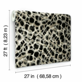 York Wallcoverings Ronald Redding Traveler behang Leopard Rosettes HO2162