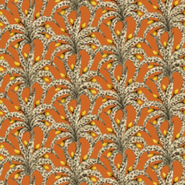 Cole & Son Ardmore Baobab behang Afrika Damask Tangerine & Marigold 129/5018