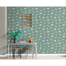 Esta Home Pom Pom Pie behang Auto's 131398