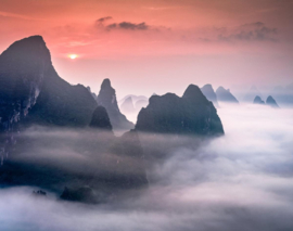 Papermoon Fotobehang Karstbergen In Guilin China