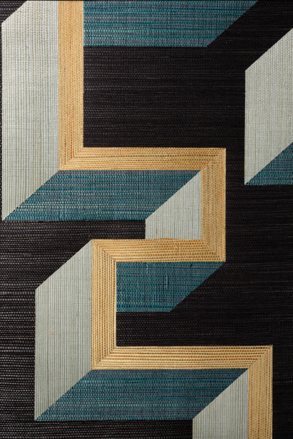 Arte Marqueterie behang Detour Gold Teal 72703