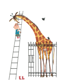 KEK Amsterdam Kids mural Fiep Westendorp Giant Giraffe WS-040