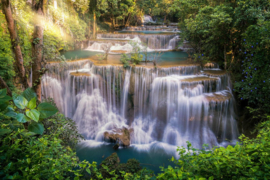 Papermoon Fotobehang Huay Mae Khamin-Waterval