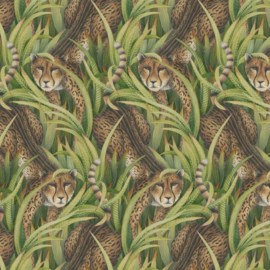 Cole & Son Ardmore Baobab behang Cheetah Prowl Grass 129/8042