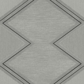 York Wallcoverings Black & White Resource Library behang Diamond Twist BW3822