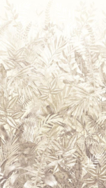 Eijffinger Rivièra Maison Wallpower Linen Leaves Sage 350705