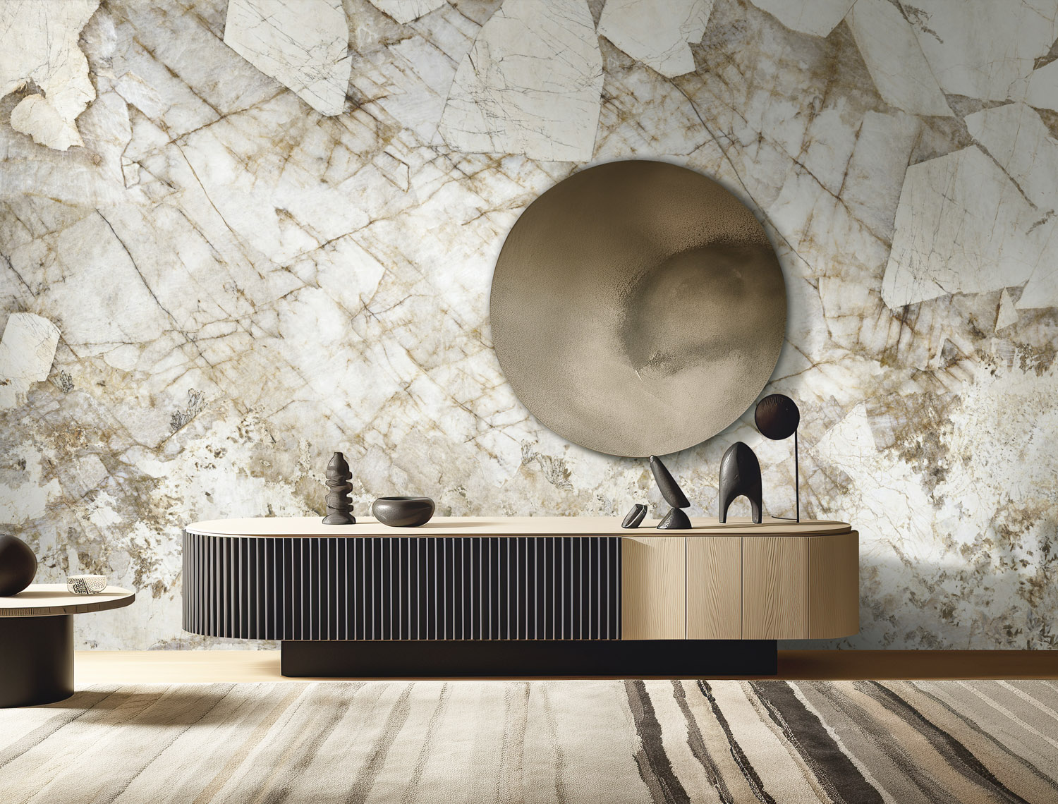Dutch First Class Carrara 4 Mural 85658
