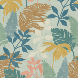 Arthouse Signature Collection 3 behang Fun Leaf Blue Multi 100379AH
