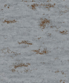 Noordwand Top Chic behang beton grijs en koper GT1201